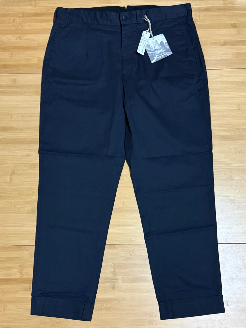 Engineered Garments Andover High Count Twill Chino Pants Navy Large New w/ Tags